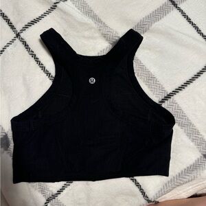 Lululemon Ribbed High Neck Yoga Bra